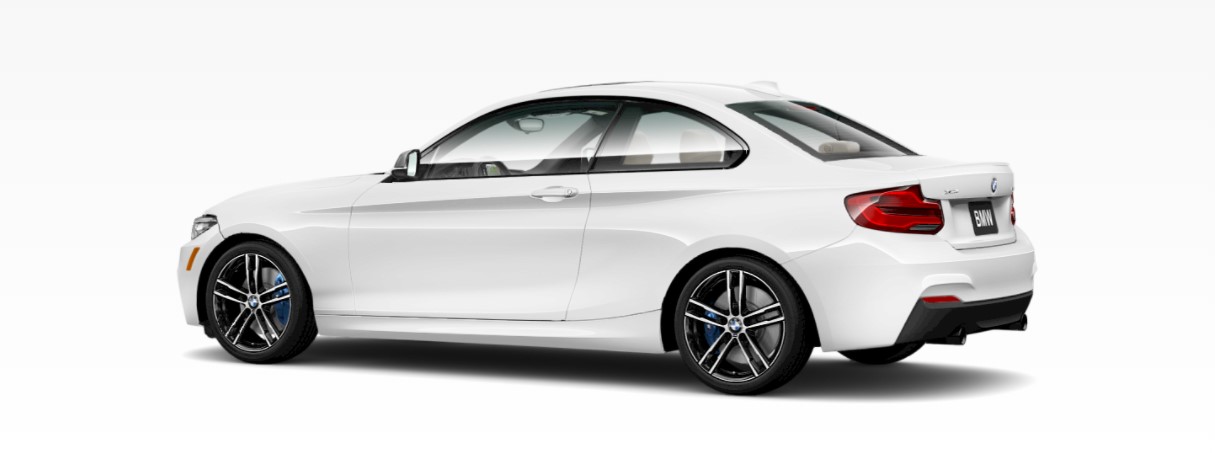 2018 BMW M240i White Rear Exterior 2018 BMW M240i White Rear Exterior